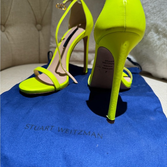 Staurt Weitzman Neon Strappy Heels (worn 2 times) - Picture 7 of 7